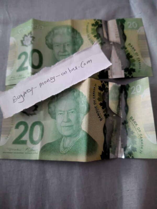 Buy Fake 20 Canadian Dollar Banknotes